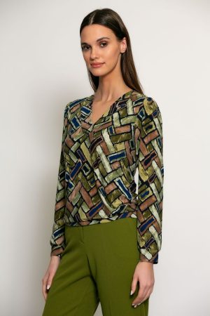 T-shirt op stropje met print