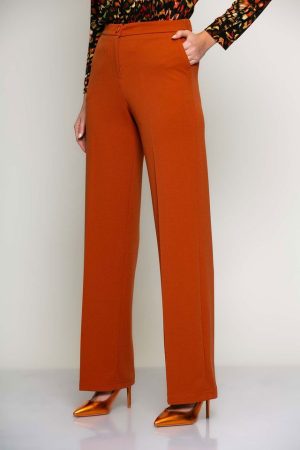 Basis stretch bredere broek