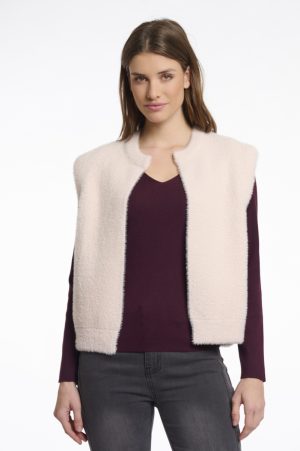 Pluche vestje zonder mouwen