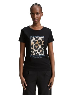 T-shirt met tijgerprintje