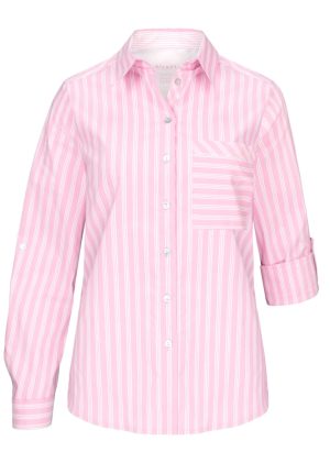 Anina - gestreepte stretch bloes