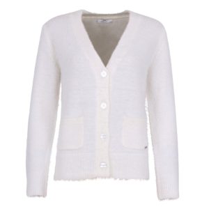 Pluche gilet met knopen