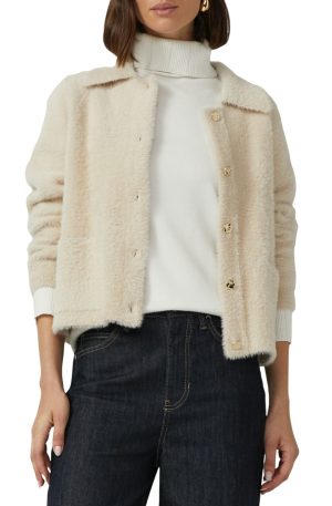 Pluche gilet vestje met knopen