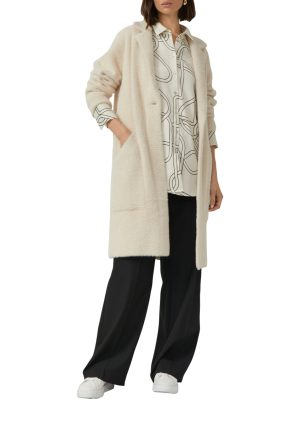 Pluche lange gilet/vest