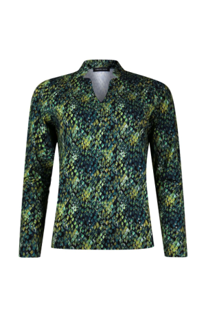 T-shirt met speciale V-hals