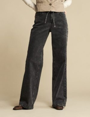Claudette Black Denim & Belt
