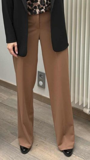 Basis stretch bredere broek