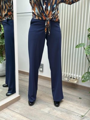 Basis stretch bredere broek