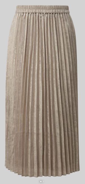 Plissé blinkende rok