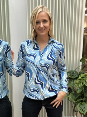 Polo/T-shirt met print