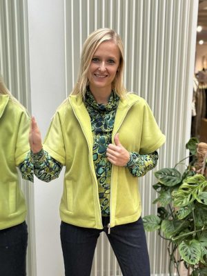 Rib velouren vestje zonder mouwen