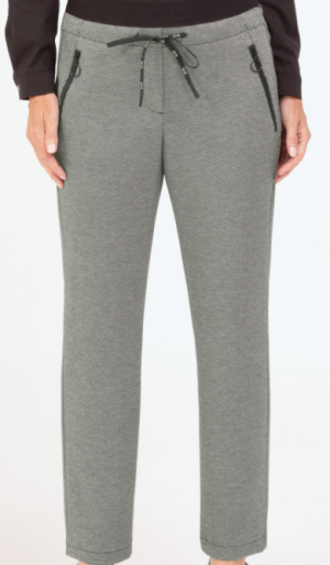 Siena - Broek op rekker met fijn printje